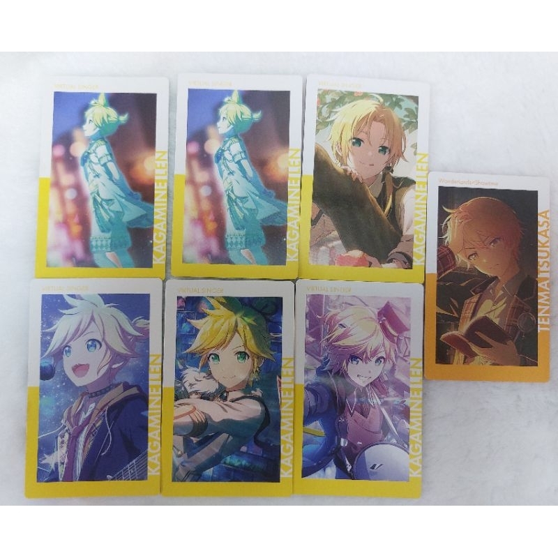 [อย่างเป็นทางการ] Project Sekai Vocaloid Kagamine len Tenma tsukasa epick card