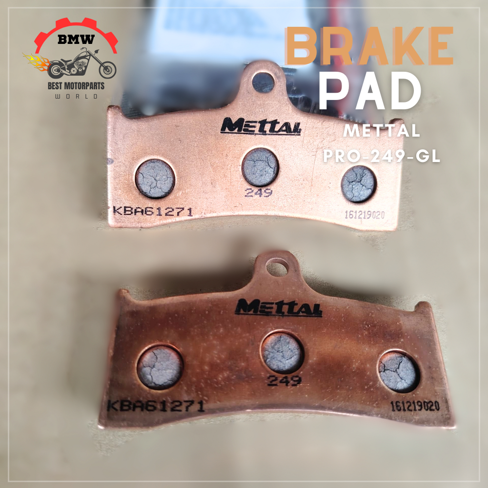 ผ้าเบรค BETTAL Pro-249-GL สําหรับ Honda Kawasaki Buell Yamaha MV Agusta