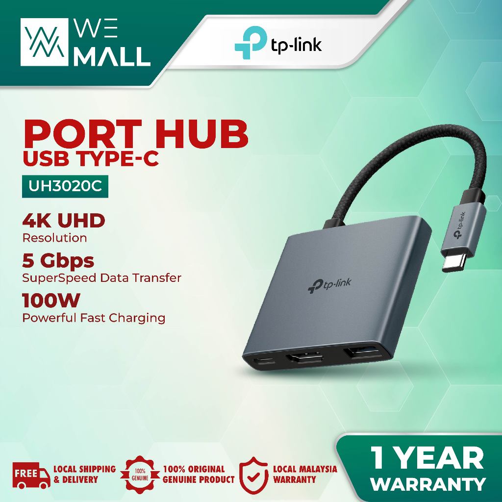 TP-Link UH3020C USB Type-C 3-Port Hub