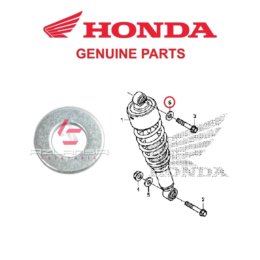 เครื่องซักผ้าธรรมดา 10mm ( 94101-10000 ) RS150R V1 V2 V3, RS-X V1 V2, ADV 150, ADV 160, Vario 150 & 