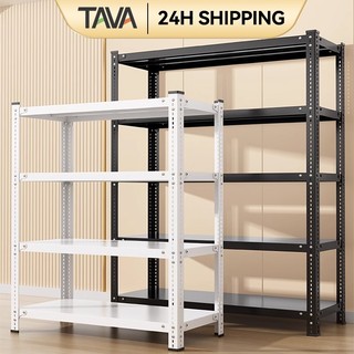 TAVA djustable 3/5 Tier Metal Boltless Rack Home Kitchen Store Storage Rack Warehouse Rak Besi Serbaguna Bertingkat 置物架