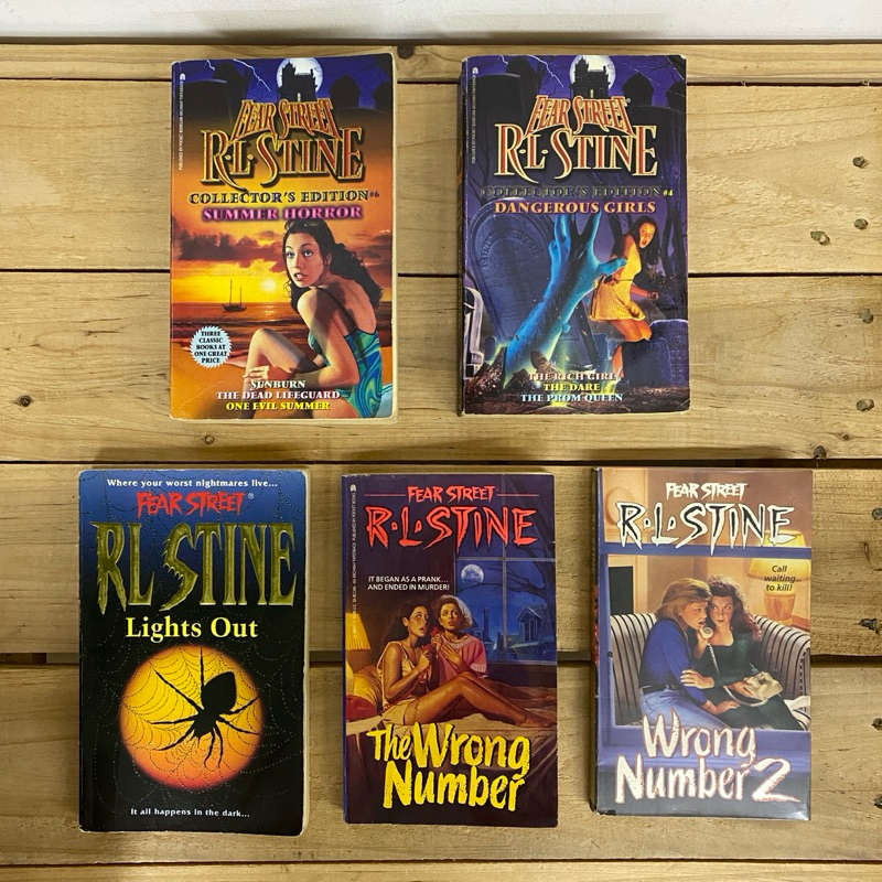 RL Stines Horror Books (ก่อนรัก)