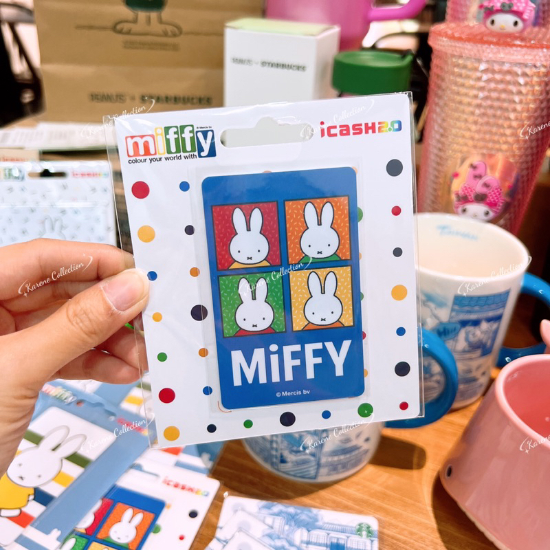 Miffy Friends x Taiwan Exclusive 2024 Collection Miffy icash 2.0 Easy Card Pass 台ไต้หวัน🇹🇼家米กระต่ายก