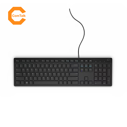คีย์บอร์ดแบบมีสาย Dell Multimedia KB216 สีดํา