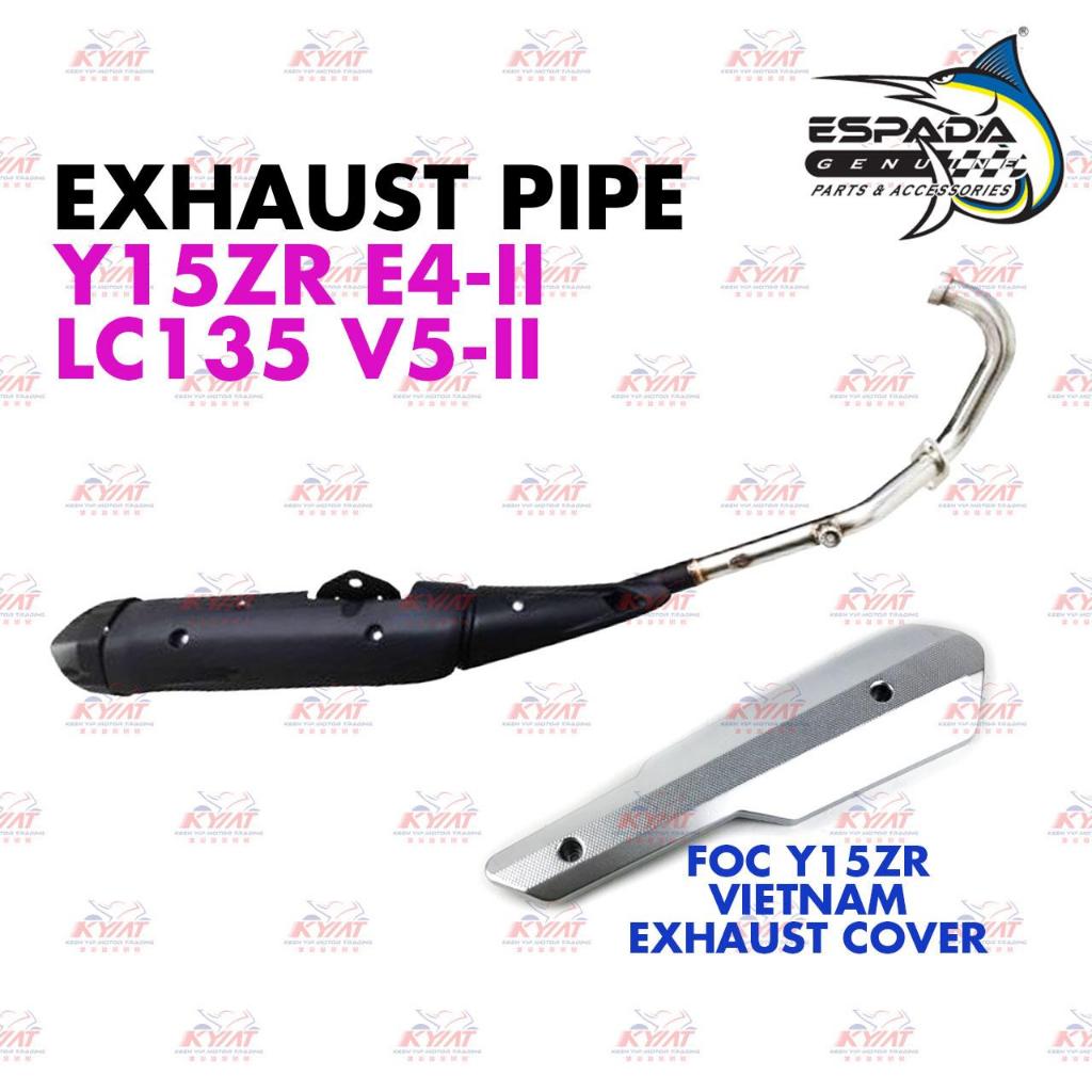 ESPADA ท่อไอเสียตัดมาตรฐาน Racing E4-II/V5 LC135/LCV8/Y15ZR/VF3I