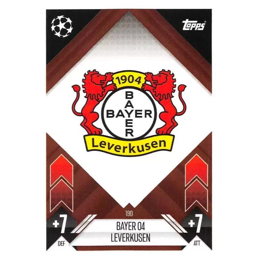 Bayer Leverkusen Topps Match Attax 2024/25 ฐาน UCL