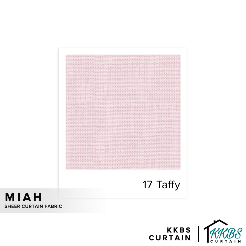 KKBS CURTAIN Miah ผ้าเชียร์ตัดตามมิเตอร์ - Taffy (130")