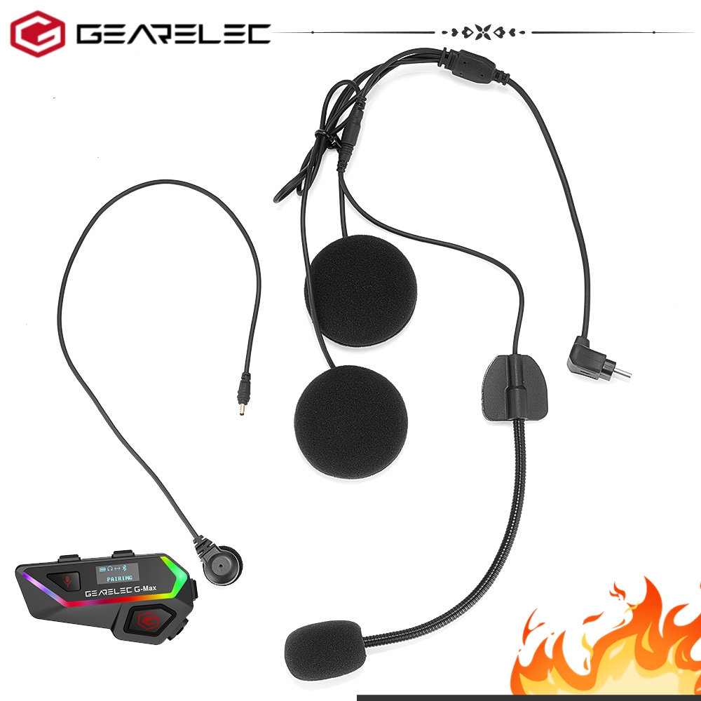 GEARELEC G-MAX หมวกกันน็อคมอเตอร์ไซค์ชุดหูฟังบลูทูธเปลี่ยนลําโพงชุดไมค์