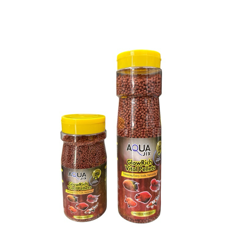 Aqua Jix GlowRich Vital Pellets อาหารปลา 150g / 280g