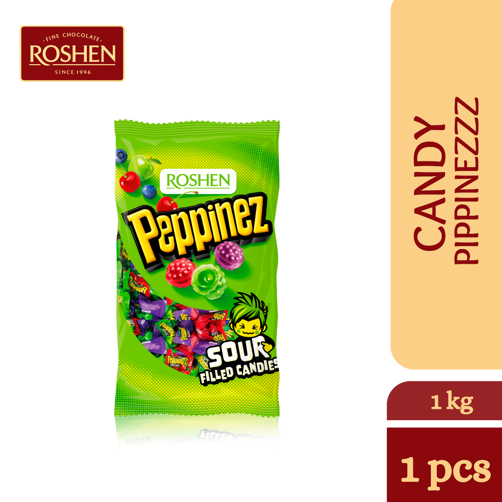 ROSHEN Peppinezz Sour Candy Filled 900gm Gula gula VIRAL ready stock (189pcs)