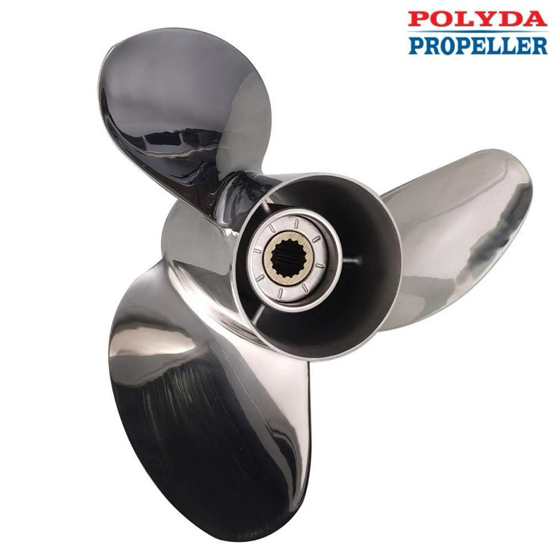 17P SUZUKI MARINE OUTBOARD ENGINE DF60-140HP STAINLESS STEEL PROPELLER 13-7/8 x 17- BOATING