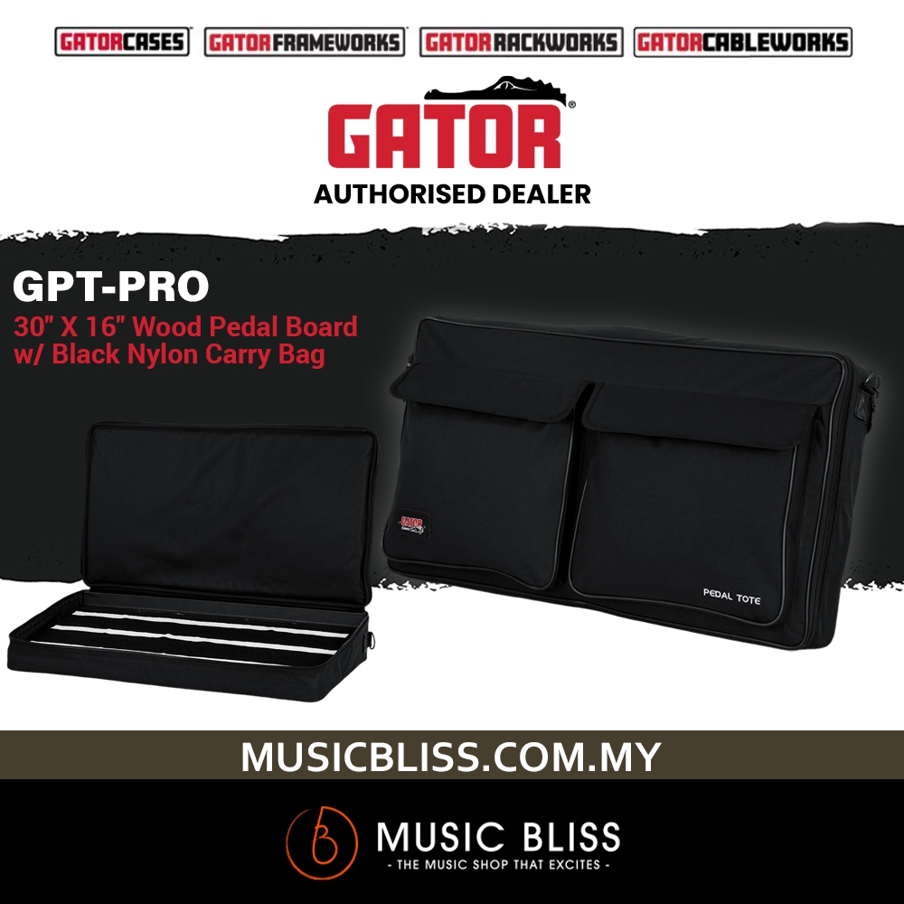 Gator GPT-PRO 16x30 Pro Size Pedalboard พร้อมกระเป๋าพกพา (GPTPRO)