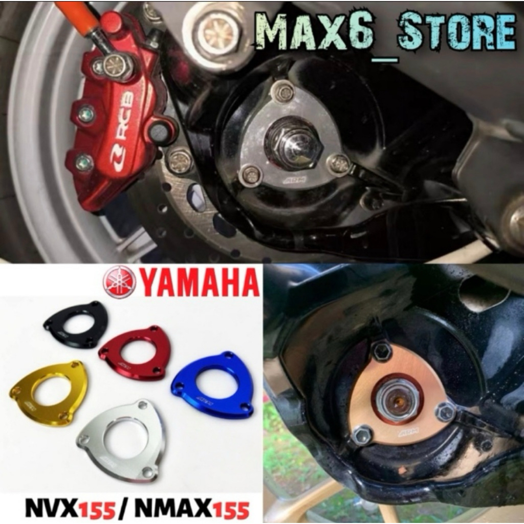 YAMAHA NVX V2 NMAX V1 V2 V3 AXLE BEARING HOLDER ARM CNC NVX155 NMAX155 NUT ล้อ BRACKET ALLOY NVX NMA