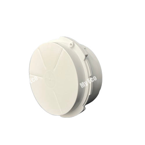 Weatherproof CCTV Round PVC Junction Box – กล่องข้อต่อสายเคเบิลขนาด 115 มม. การออกแบบปิดผนึกแบบบิดล็