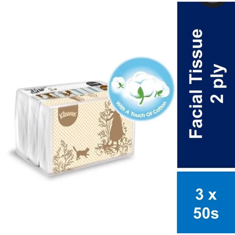 Kleenex Daily Care Tissue 3 x 50s