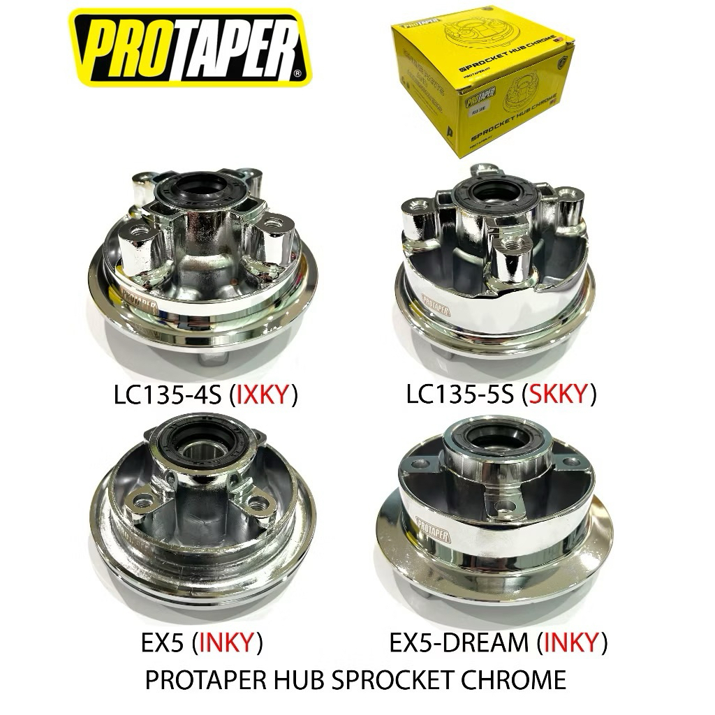 PROTAPER HUB SPROCKET CHROME W BEARING LC5s / LC4s / EX5 HP / DREAM
