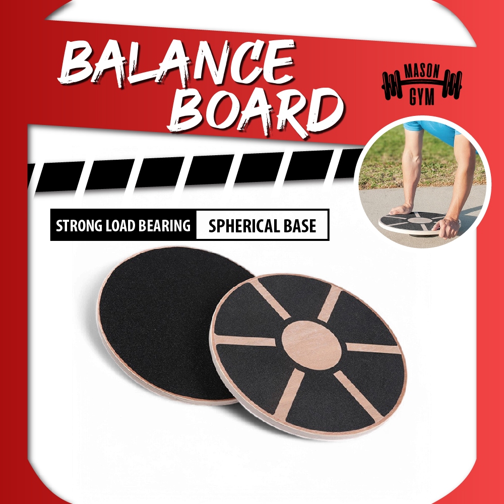 Wooden Balance Board Adult Balance Training Wobble Board Yoga Balance Board อุปกรณ์ยิม 平板 MasonGymTM