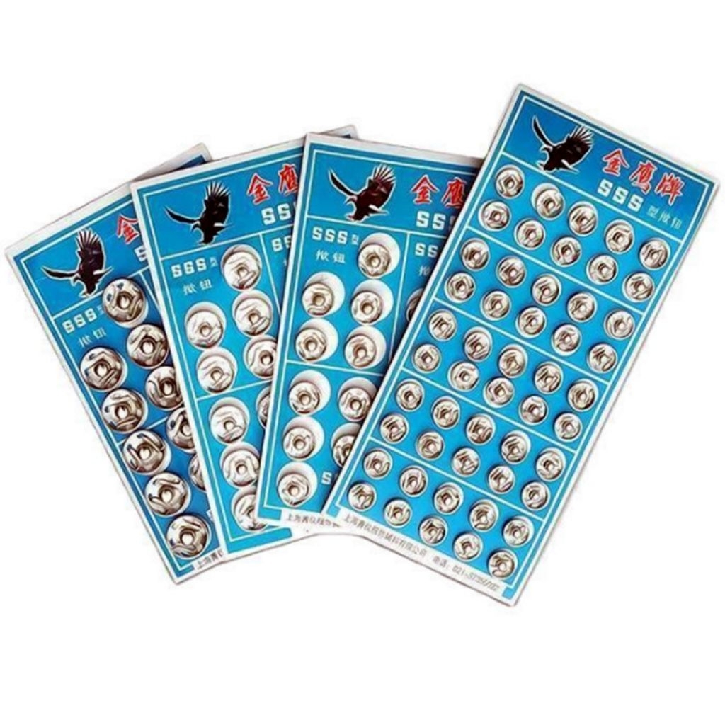 金ss  999Fasteners Butang Ketip Butang Katup Jahit Button Magnetic 10mm & 12mm & 14mm