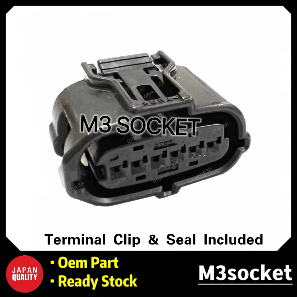 Toyota Denso Ultrasonic Parking Aid Sensor Socket Connector 6 Pin