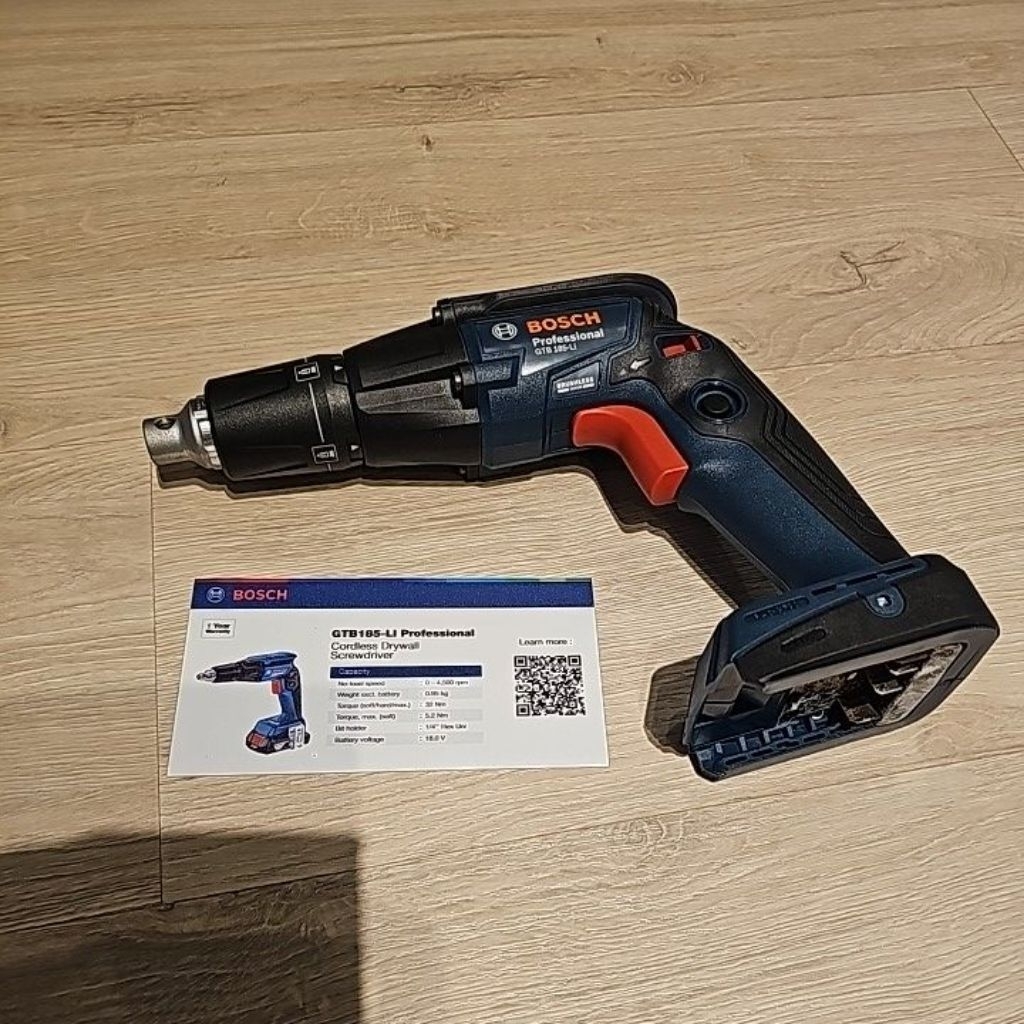 Bosch 18v ไขควงไร้สาย drywall GTB185-LI SOLO
