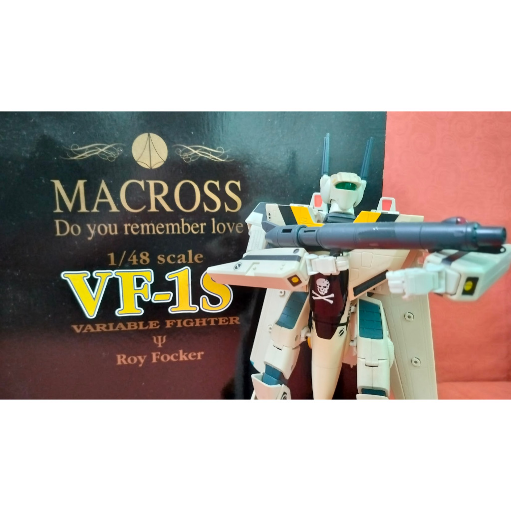 Vintage ปี 2002, Yamato - Robotec Macross ให้คุณจําความรัก - Roy Fockers VF-1S, c/w Box + Parts