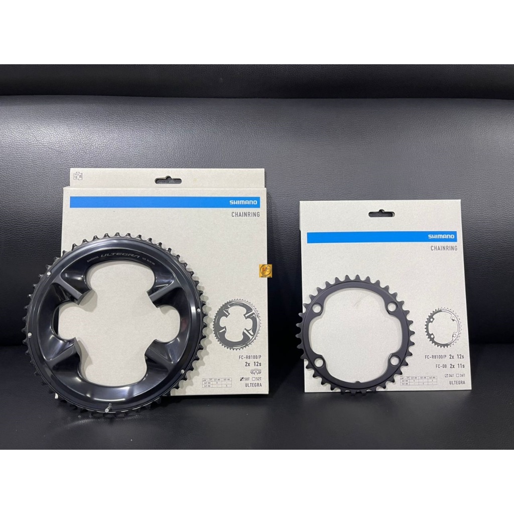 SHIMANO ULTEGRA R8100 50-34T 52-36T 50T 52T 34T 36T BCD 110mm Chainring FC-R8100 12 สปีด