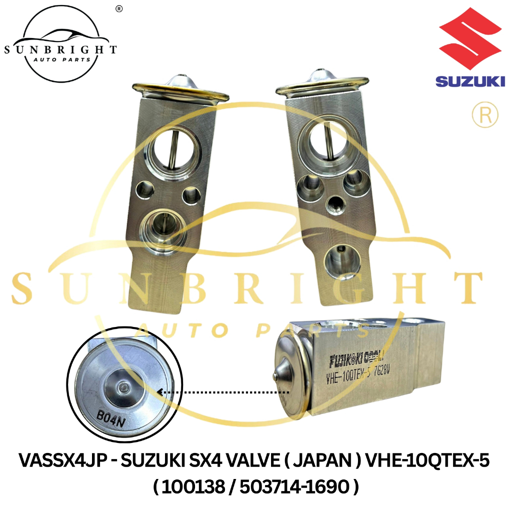 SUZUKI SX4 VALVE ( JAPAN ) VHE-10QTEX-5 ( 100138 / 503714-1690 )