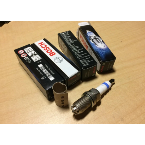 หัวเทียน BOSCH WR78X Super 4 (4 ชิ้น) – เข้ากันได้กับ Proton Wira 1.5L/1.3L & Saga – Premium Iridium