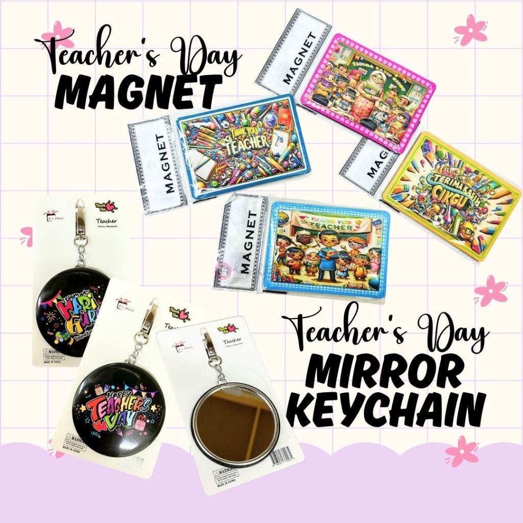 Sun Bear Teacher Day 3D Magnet Teacher Day Magnet Terima Kasih Cikgu