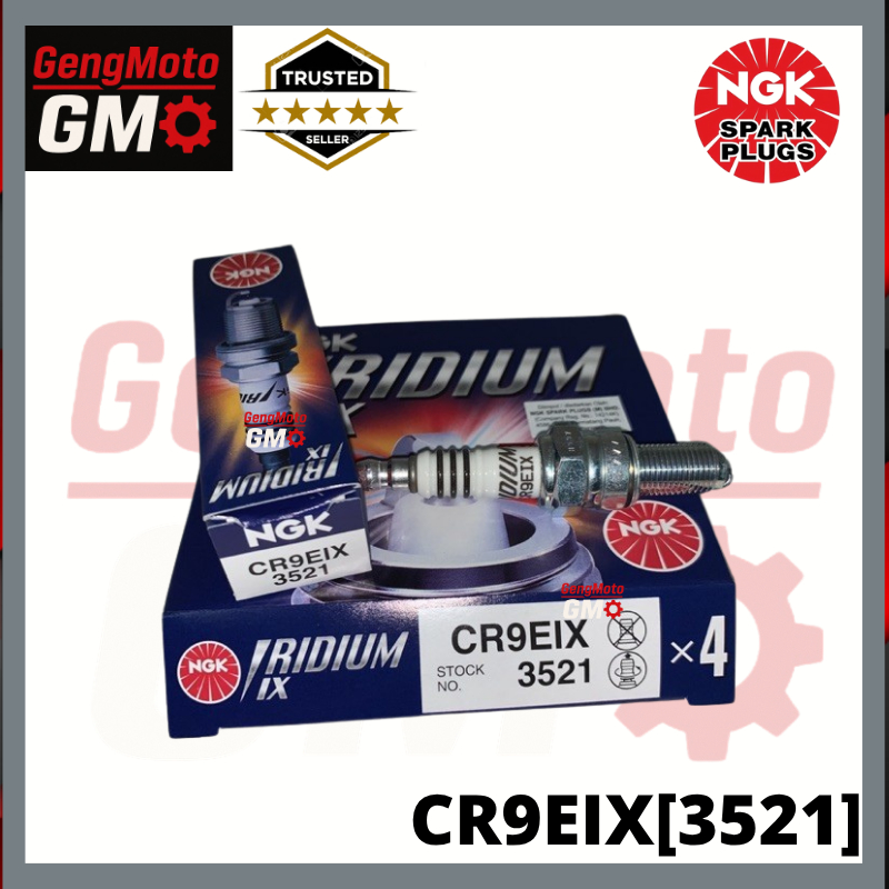 [NGK Laser Iridium R25/Ninja 250/Lc135/Y15ZR/RS150] หัวเทียน NGK Laser Iridium - CR9EIX