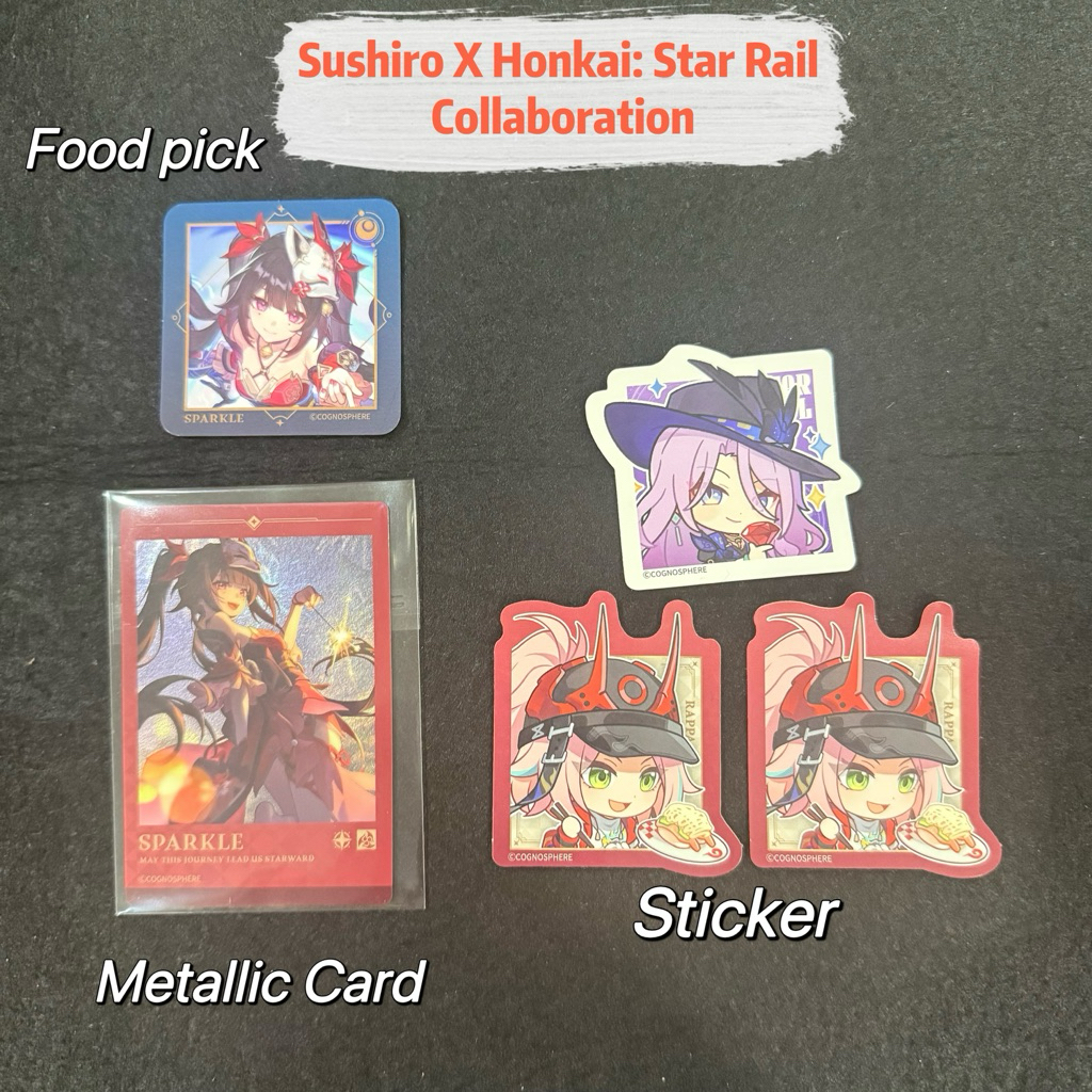 Sushiro Japan X Honkai: ผลิตภัณฑ์จัดระเบียบรางดาว