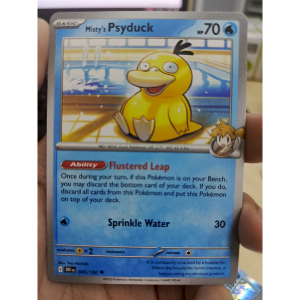 Pokemon TCG Mistys Psyduck Destined Rivals