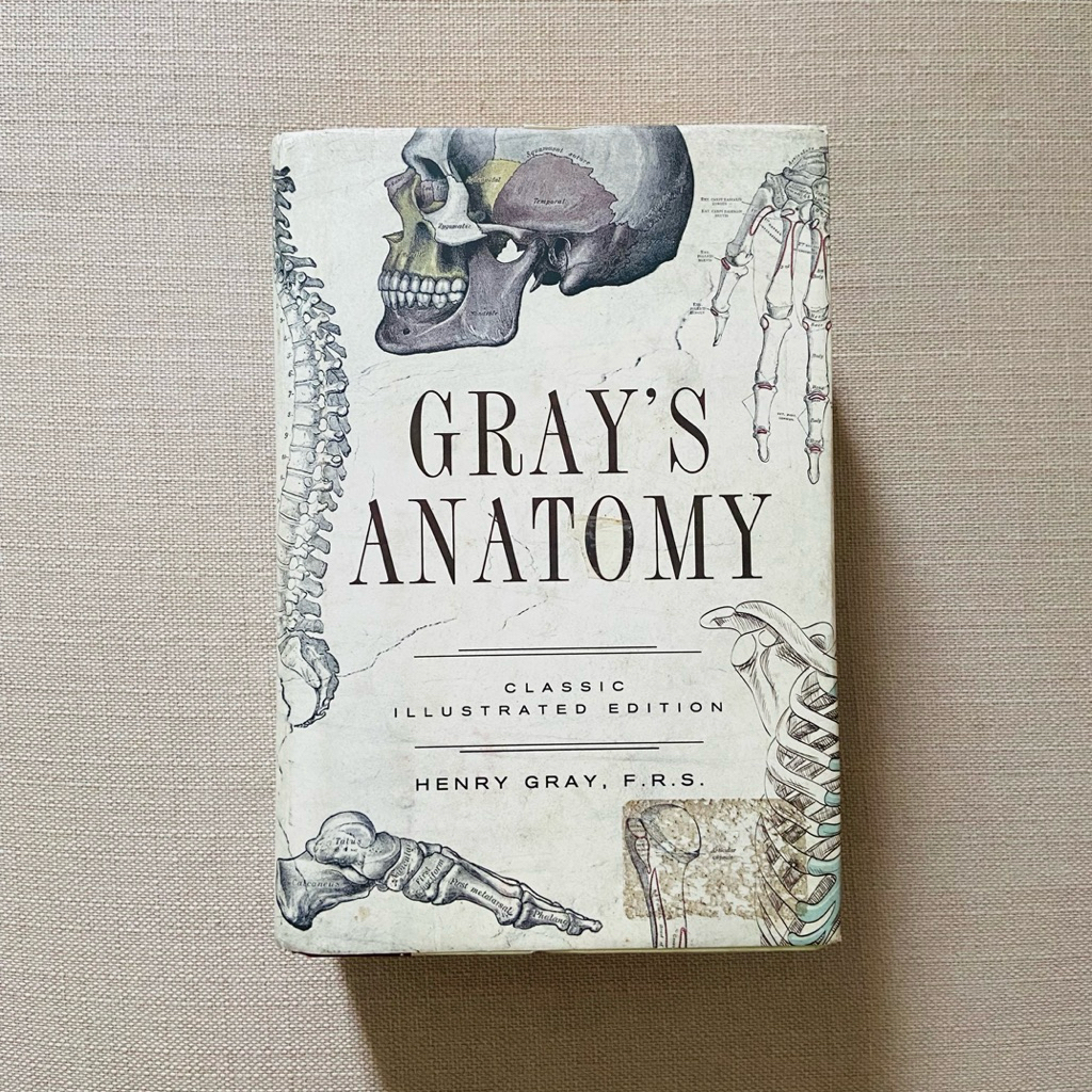(ปกแข็ง) Greys Anatomy Classic Illustrated Edition หนังสือเรียนทางการแพทย์มือสอง