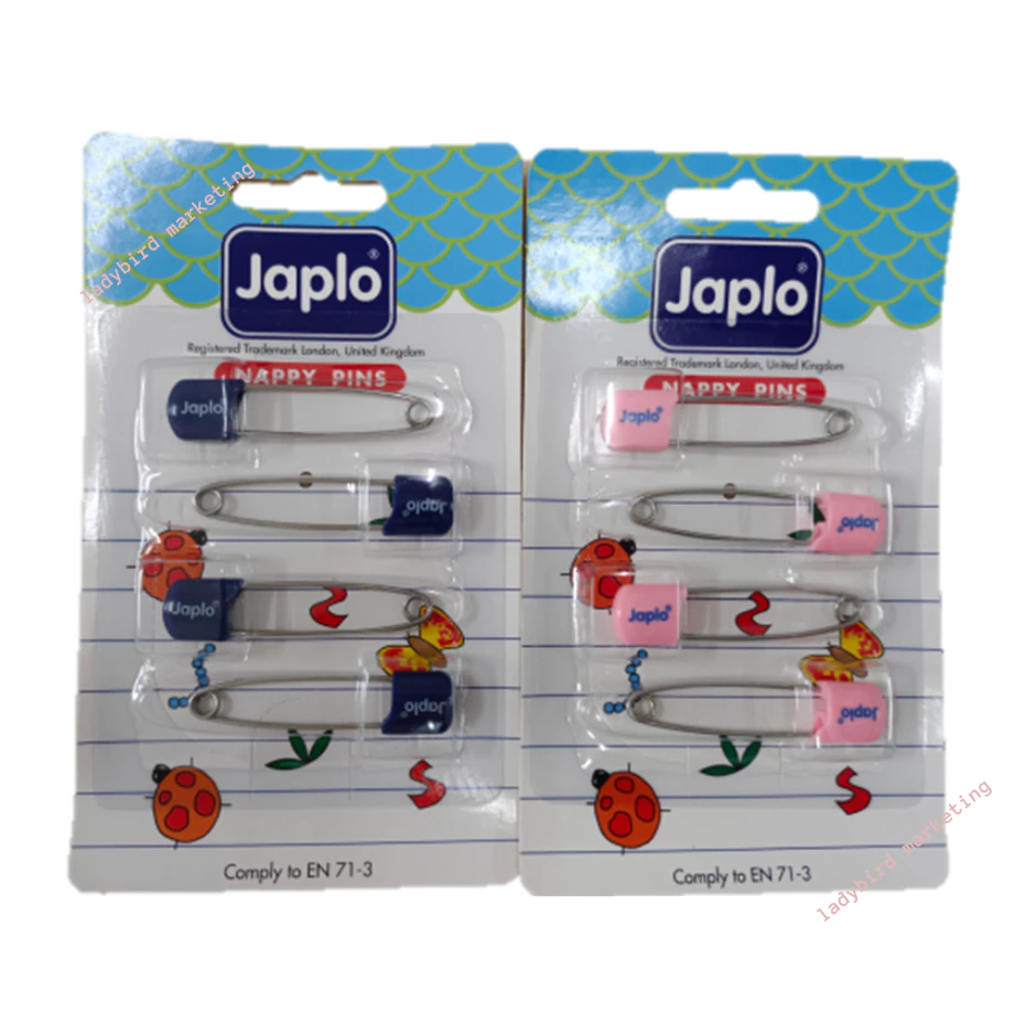 JAPLO NAPPY PINS- 4PCS