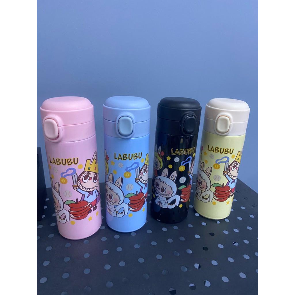 SUS 304 LABUBU BOTTLE THERMOS 420ML/LABUBU ถ้วยรีดเหล็ก 420ML