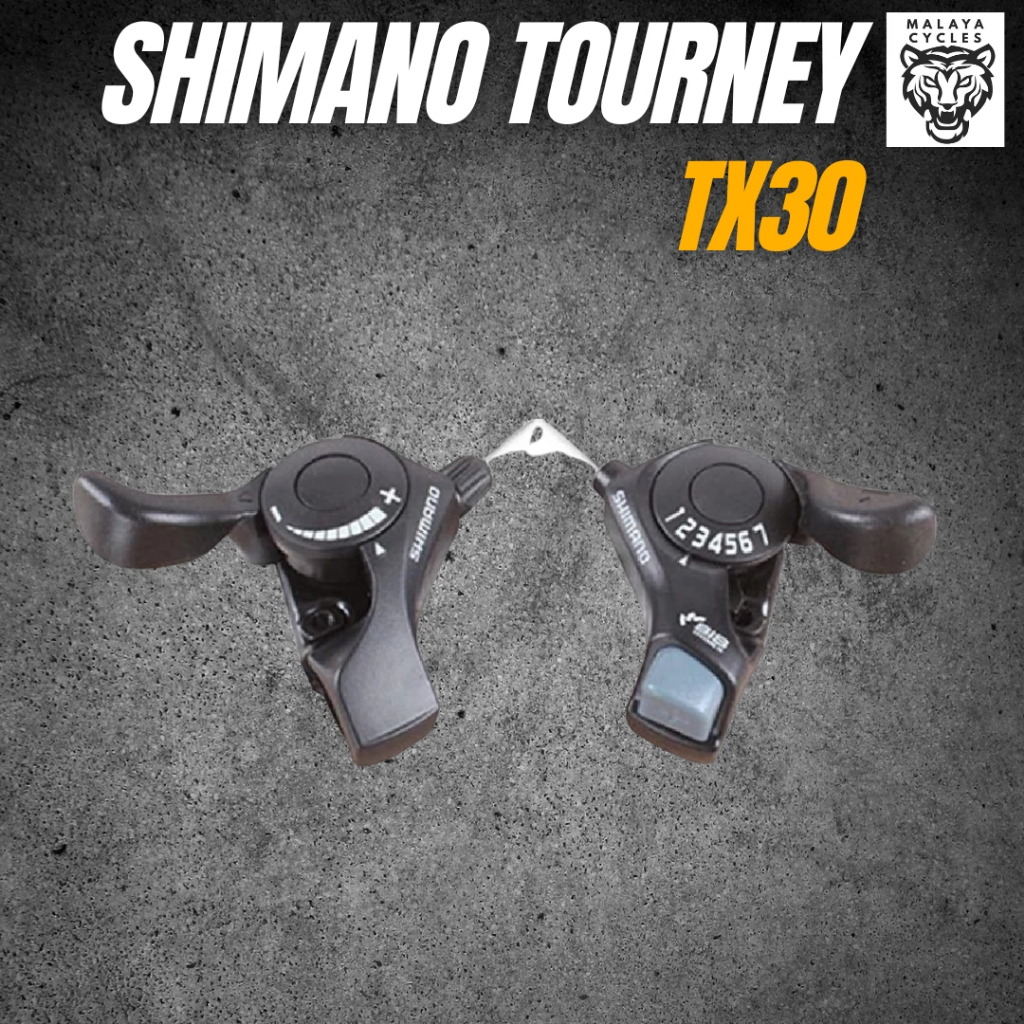 ชิฟเตอร์ Shimano TX30-7. Derailleur Shifter 7 Gears 21 Speed Biycle