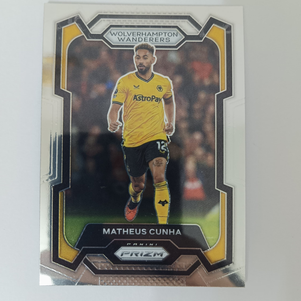 Panini Prizm EPL 2024 การ์ดฟุตบอล Wolverhampton Wanderers - Matheus Cunha และอื่นๆ