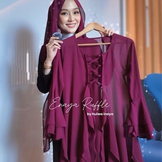 LIMITED EDITION 2025 - FREE SHAWL ENAYA ABAYA [OUTER WEAR & SHAWL ONLY]
