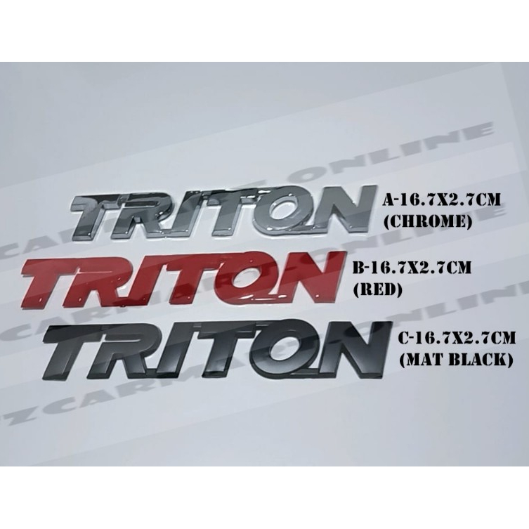 MITSUBISHI MITSUBISHITRITON4X4 4WD PICKUP EMBLEM LOGO (ABS)