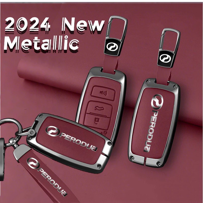 Perodua Bezza / MYVI / Aruz Keyless Remote Car Key Alloy Cover Case