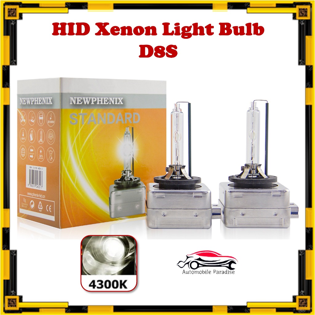 HID Xenon Light Bulb - D8S - 4300K - 25w - Mentol ( 2 ชิ้น )