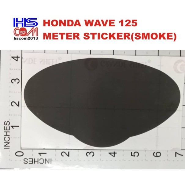 METER STIKER STICKER HONDA WAVE 125 (SMOKE) [GRANDE SHEET]