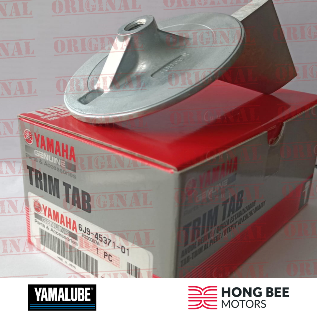 YAMAHA OUTBOARD ANODE-TRIM-TAB- 6J9-45371-01*สําหรับ 2 จังหวะ 150A & 200A & 4-Stroke 150HP