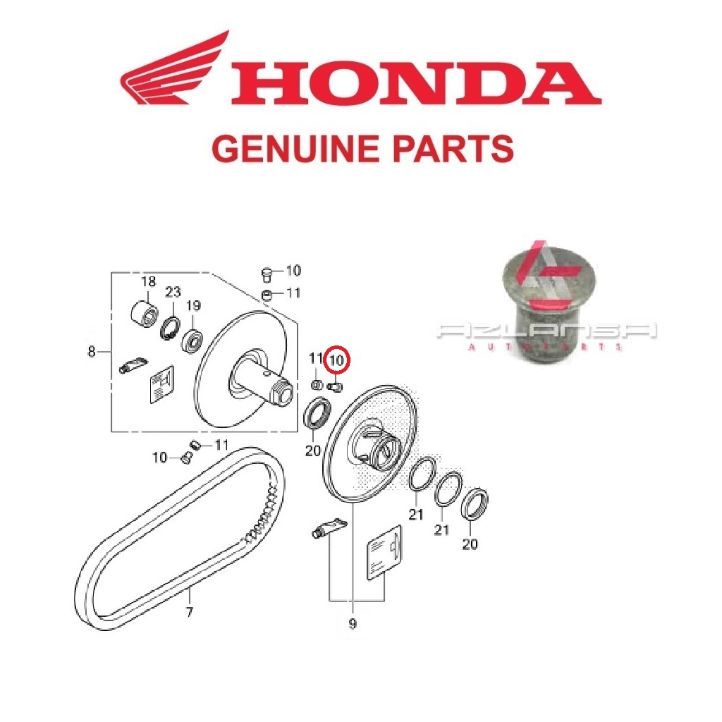 คู่มือลูกกลิ้งพิน ( 23225-KSY-900 ) ADV 150, ADV 160, Beat, PCX, Vario 125, Vario 150 & Vario 160 💯 