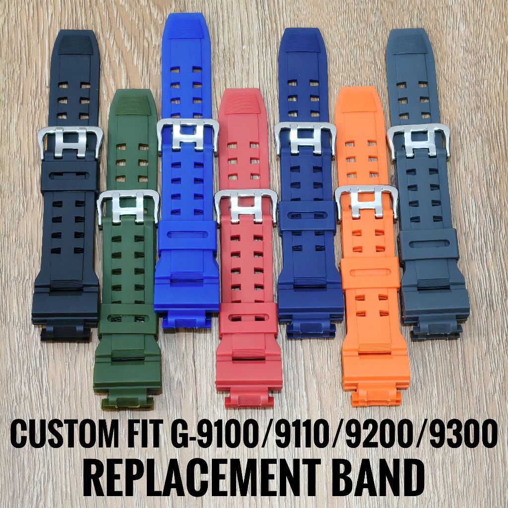 CUSTOM FIT G-9100 GW-9110 G-9200 GW-9200 G-9300 REPLACEMENT BAND. เครื่องมือฟรี. NO INCLUDE SCREW BE