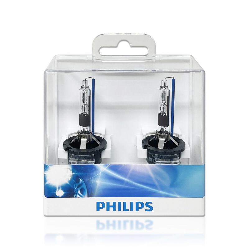 PHILIPS หลอดไฟหน้า 4300K D1S D1R D2S D2R D3S D3R D4S D4R D8S แสงโคมไฟ HALOGEN หลอดไฟ LED