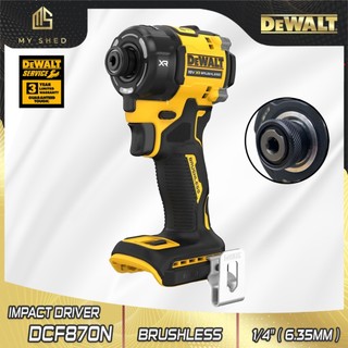 DEWALT DCF870N 1/4" ( 6.35mm ) 18/20V Brushless Cordless Hydraulic Impact Driver ( Bare Unit ) DCF870