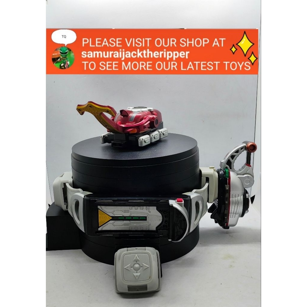 *เข็มขัด kamen rider Kabuto DX henshin พร้อมคาบูโตะ Zecter และ Zecter hyper*