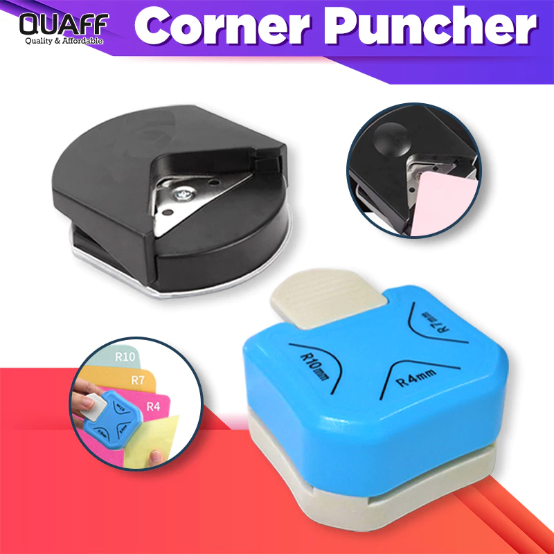 3-in-1 มุม Rounder Timmer Puncher R4 มม.-R7 มม.R10 มม.สําหรับการ์ดภาพ Diy Scrapbooking เครื่องมือ