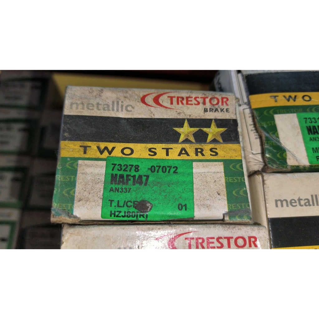 TRESTOR REAR DISC BRAKE PAD LANDCRUISER HZJ80 R NAF147 DB1200